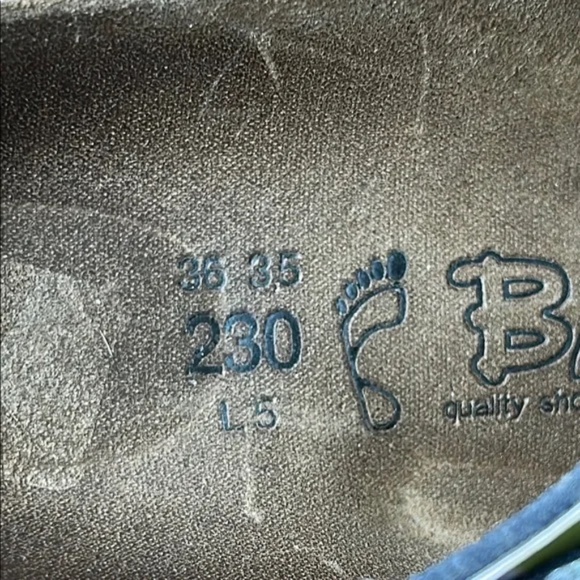 Birkenstock Birki’s Sandals Multicolor Rainbow Stripe Womens Size 5 - Picture 7 of 10